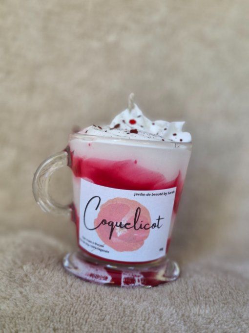 Bougie coquelicot