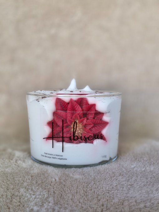 Bougie hibiscus 
