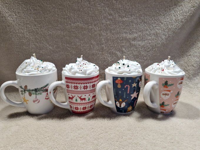 Mug de Noël marron chaud