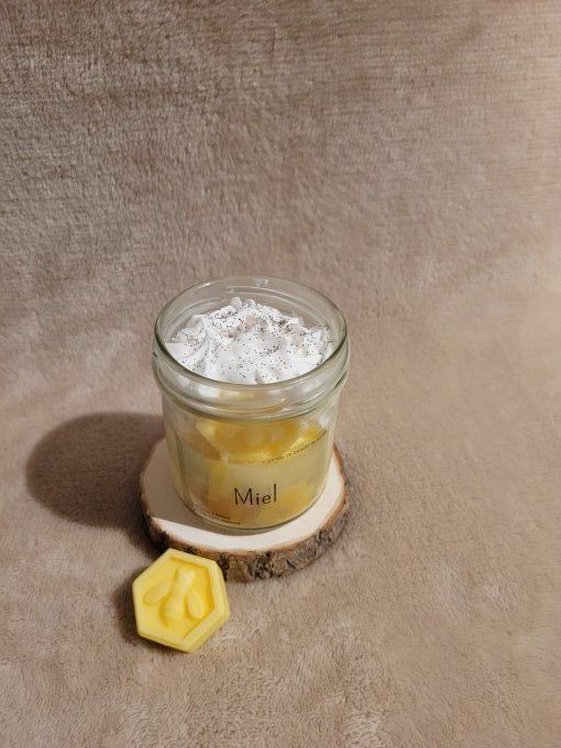 Bougie pot miel