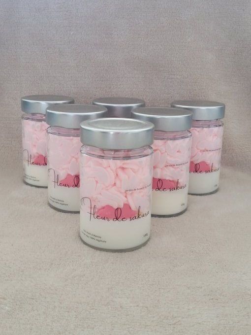 Bougie fleur de sakura 